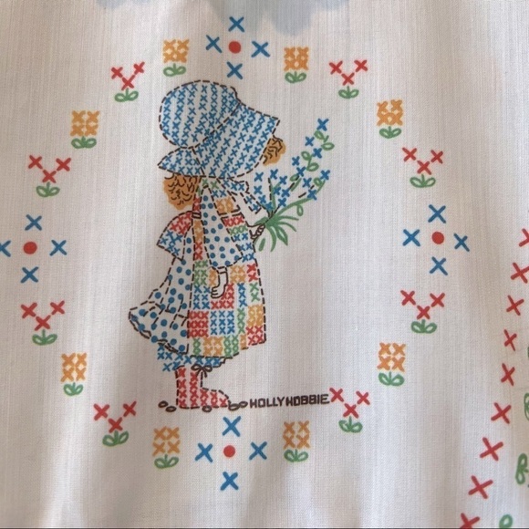 HOLLY HOBBIE Vintage 70’s 2 Piece Pajama Pant Set Size 10 - Picture 8 of 10